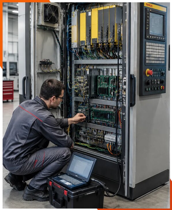 Ремонт систем ЧПУ FANUC промышленных станков в Тейково