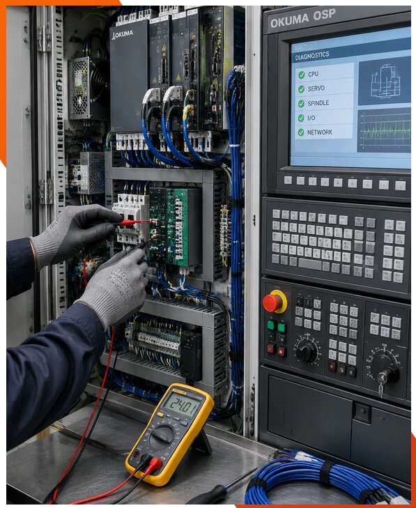Ремонт систем ЧПУ Okuma OSP в Тейково